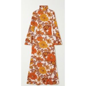 DODO BAR OR
Lena floral-print turtleneck dress